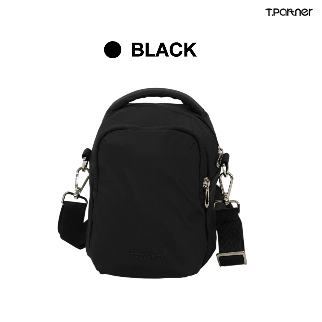 Tpartner HALO Crossbody Bag กระเป๋าสะพายข้าง กระเป๋าสะพายไหล่ 12 ช่อง RFID Blocking 2 ด้าน น้ำหนักเบา 0.2kg ความจุ 2L